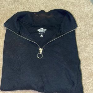 cropped Quarter Zip